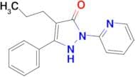 3-Phenyl-4-propyl-1-(pyridin-2-yl)-1H-pyrazol-5-ol