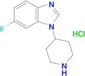 6-Fluoro-1-(piperidin-4-yl)-1H-1,3-benzodiazole hydrochloride