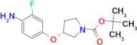Tert-Butyl (3R)-3-(4-amino-3-fluorophenoxy)pyrrolidine-1-carboxylate