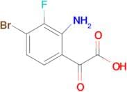 2-(2-Amino-4-bromo-3-fluorophenyl)-2-oxoacetic acid