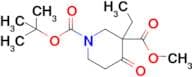 1-tert-Butyl 3-methyl 3-ethyl-4-oxopiperidine-1,3-dicarboxylate