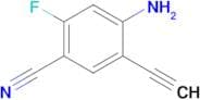 4-Amino-5-ethynyl-2-fluorobenzonitrile