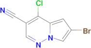 6-Bromo-4-chloropyrrolo[1,2-b]pyridazine-3-carbonitrile
