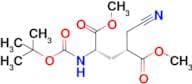 Dimethyl (2S,4R)-2-((tert-butoxycarbonyl)amino)-4-(cyanomethyl)pentanedioate