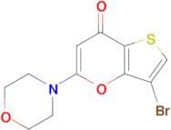 3-Bromo-5-(morpholin-4-yl)-7H-thieno[3,2-b]pyran-7-one
