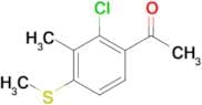 1-(2-Chloro-3-methyl-4-(methylthio)phenyl)ethanone