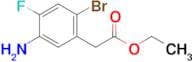 Ethyl 2-(5-amino-2-bromo-4-fluorophenyl)acetate
