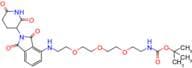 Tert-Butyl (2-(2-(2-(2-((2-(2,6-dioxopiperidin-3-yl)-1,3-dioxoisoindolin-4-yl)amino)ethoxy)ethoxy)…
