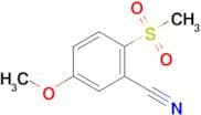 5-Methoxy-2-(methylsulfonyl)benzonitrile