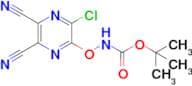 Tert-Butyl ((3-chloro-5,6-dicyanopyrazin-2-yl)oxy)carbamate