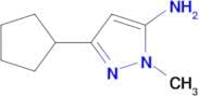 3-Cyclopentyl-1-methyl-1H-pyrazol-5-amine