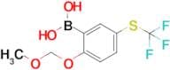2-(Methoxymethoxy)-5-(trifluoromethylthio)phenylboronic acid