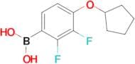 4-(Cyclopentyloxy)-2,3-difluorophenylboronic acid