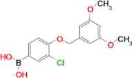 3-Chloro-4-(3',5'-dimethoxybenzyloxy)phenylboronic acid