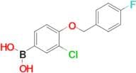 3-Chloro-4-(4'-fluorobenzyloxy)phenylboronic acid