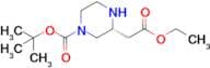 Tert-Butyl (R)-3-(2-ethoxy-2-oxoethyl)piperazine-1-carboxylate