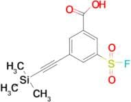 3-(Fluorosulfonyl)-5-((trimethylsilyl)ethynyl)benzoic acid