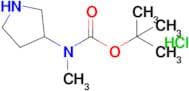 Tert-Butyl N-methyl-N-(pyrrolidin-3-yl)carbamate hydrochloride