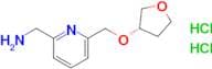 [6-[[(3S)-Tetrahydrofuran-3-yl]oxymethyl]-2-pyridyl]methanamine dihydrochloride