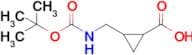 2-[(tert-Butoxycarbonylamino)methyl]cyclopropanecarboxylic acid