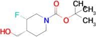 Tert-Butyl (3S,4R)-3-fluoro-4-(hydroxymethyl)piperidine-1-carboxylate