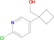 [1-(6-Chloro-3-pyridyl)cyclobutyl]methanol