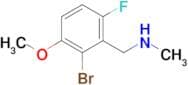 1-(2-Bromo-6-fluoro-3-methoxyphenyl)-N-methylmethanamine
