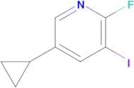 5-Cyclopropyl-2-fluoro-3-iodopyridine