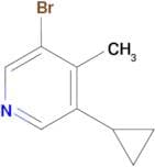 5-Bromo-3-cyclopropyl-4-methylpyridine