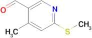 4-Methyl-6-methylsulfanyl-pyridine-3-carbaldehyde