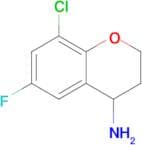 8-Chloro-6-fluorochroman-4-amine