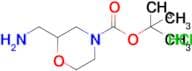 Tert-Butyl 2-(aminomethyl)morpholine-4-carboxylate hydrochloride
