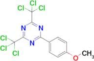 2-(4-Methoxyphenyl)-4,6-bis(trichloromethyl)-1,3,5-triazine