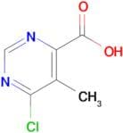 6-Chloro-5-methylpyrimidine-4-carboxylic acid