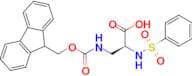 (2s)-2-Benzenesulfonamido-3-({[(9h-fluoren-9-yl)methoxy]carbonyl}amino)propanoic acid