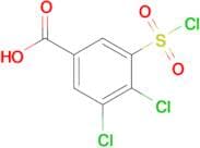 3,4-Dichloro-5-(chlorosulfonyl)benzoic acid