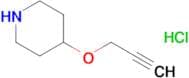 4-(Prop-2-yn-1-yloxy)piperidine hydrochloride