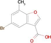 5-Bromo-7-methyl-1-benzofuran-3-carboxylic acid