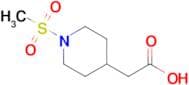 2-(1-Methanesulfonylpiperidin-4-yl)acetic acid