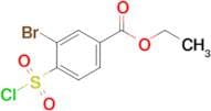 Ethyl 3-bromo-4-(chlorosulfonyl)benzoate