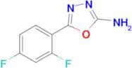 5-(2,4-Difluorophenyl)-1,3,4-oxadiazol-2-amine