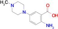 2-Amino-5-(4-methylpiperazin-1-yl)benzoic acid