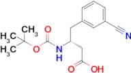 (R)-3-((tert-Butoxycarbonyl)amino)-4-(3-cyanophenyl)butanoic acid