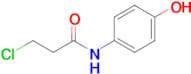 3-Chloro-N-(4-hydroxyphenyl)propanamide