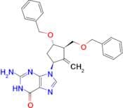 2-Amino-9-((1S,3R,4S)-4-(benzyloxy)-3-((benzyloxy)methyl)-2-methylenecyclopentyl)-1H-purin-6(9H)-o…