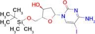 4-Amino-1-((2R,4S,5R)-5-(((tert-butyldimethylsilyl)oxy)methyl)-4-hydroxytetrahydrofuran-2-yl)-5-io…