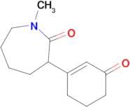 1-Methyl-3-(3-oxocyclohex-1-en-1-yl)azepan-2-one