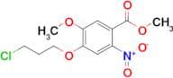 Methyl 4-(3-chloropropoxy)-5-methoxy-2-nitrobenzoate