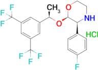 (2R,3S)-2-((R)-1-(3,5-Bis(trifluoromethyl)phenyl)ethoxy)-3-(4-fluorophenyl)morpholine hydrochloride