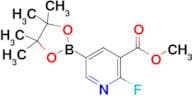 Methyl 2-fluoro-5-(4,4,5,5-tetramethyl-1,3,2-dioxaborolan-2-yl)nicotinate